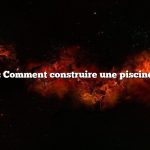 Question : Comment construire une piscine de plage